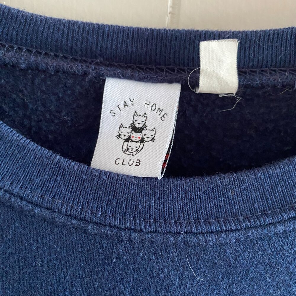 Stay Home Club Sacré Bleu Sweatshirt - Picture 2 of 5